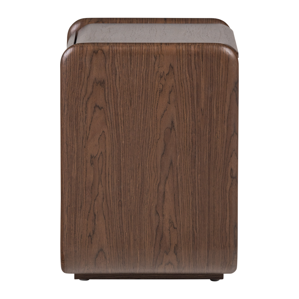 ELURA LADEKAST/NACHTKASTJE 1 LADE HOUT FINEER BRUIN