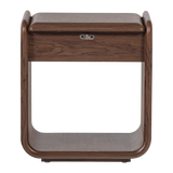 ELURA LADEKAST/NACHTKASTJE 1 LADE HOUT FINEER BRUIN