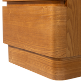 FEJO LADEKAST/NACHTKASTJE 2 LADES MDF BRUIN [fsc]