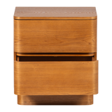 FEJO LADEKAST/NACHTKASTJE 2 LADES MDF BRUIN [fsc]