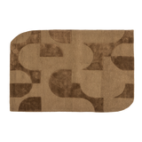 LIVO VLOERKLEED VISCOSE/WOL BRUIN 170x240 CM