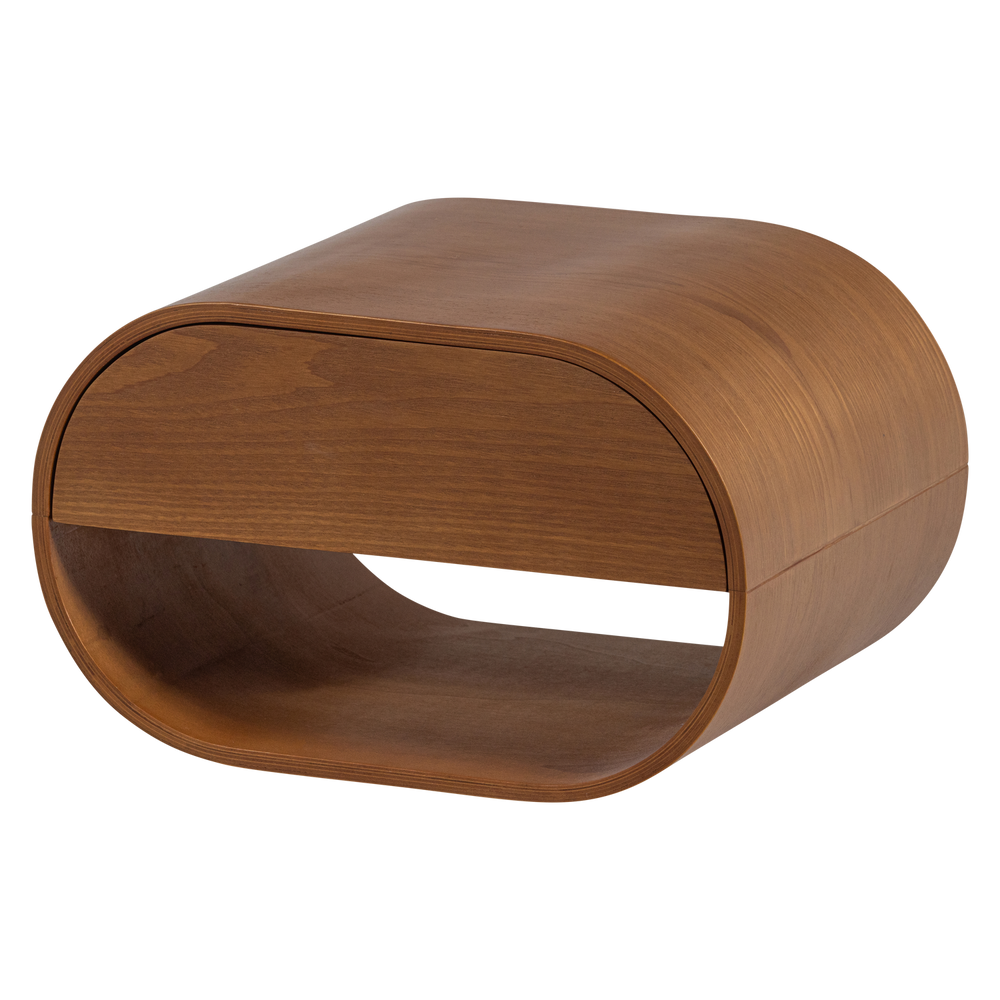 MOMO HANGEND LADEKAST/NACHTKASTJE HOUT BRUIN [fsc]