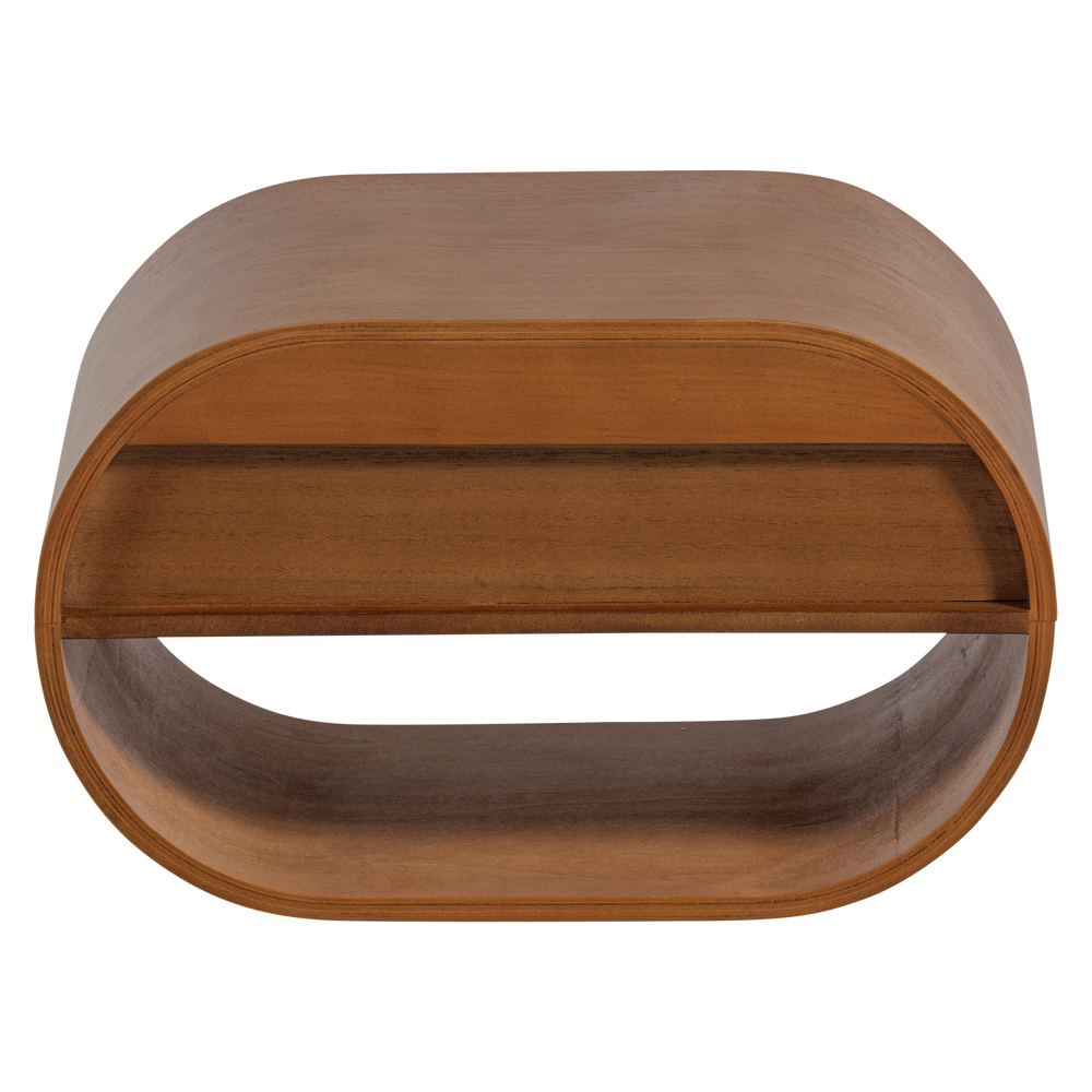 MOMO HANGEND LADEKAST/NACHTKASTJE HOUT BRUIN [fsc]