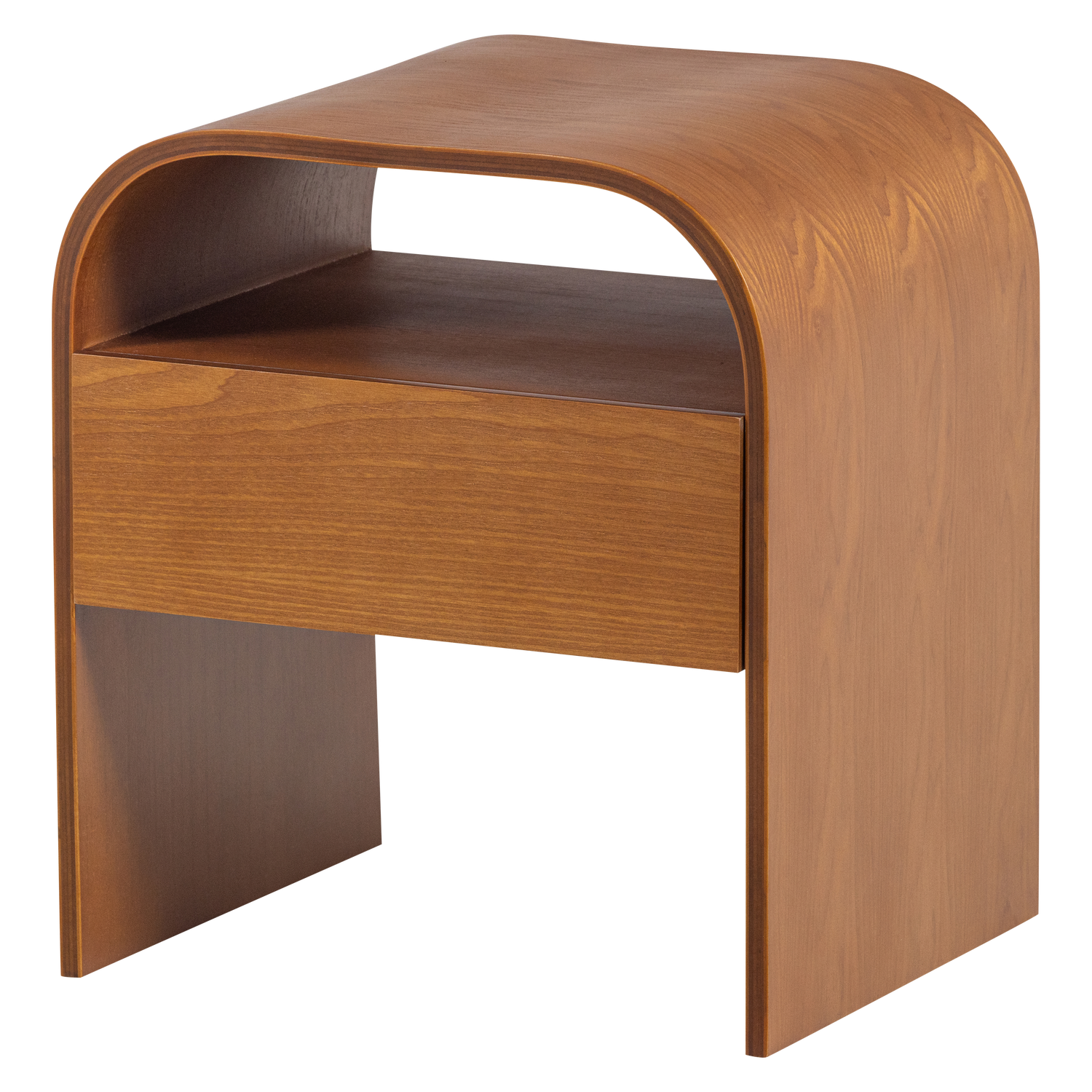 MOMO NACHTKASTJE/BIJZETTAFEL HOUT BRUIN [fsc]