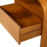 MOMO NACHTKASTJE/BIJZETTAFEL HOUT BRUIN [fsc]