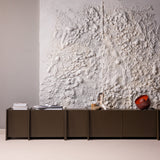 BROCK TV MEUBEL 200 CM ESSEN FINEER MIDDENBRUIN [fsc]