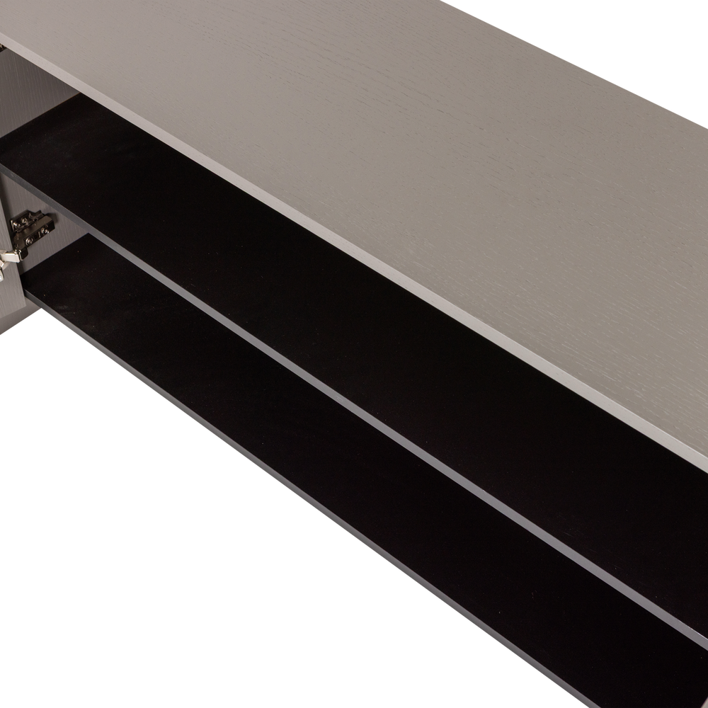 BROCK TV MEUBEL 200 CM ESSEN FINEER WARMGRIJS [fsc]