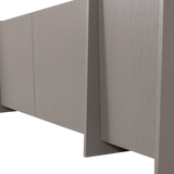 BROCK TV MEUBEL 200 CM ESSEN FINEER WARMGRIJS [fsc]