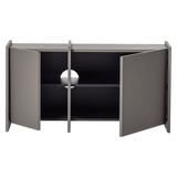 BROCK TV MEUBEL 102 CM ESSEN FINEER WARMGRIJS [fsc]