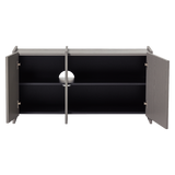 BROCK TV MEUBEL 102 CM ESSEN FINEER WARMGRIJS [fsc]