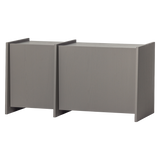 BROCK TV MEUBEL 102 CM ESSEN FINEER WARMGRIJS [fsc]