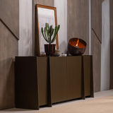 BROCK DRESSOIR 200 CM ESSEN FINEER MIDDENBRUIN [fsc]