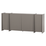 BROCK DRESSOIR 200 CM ESSEN FINEER WARMGRIJS [fsc]