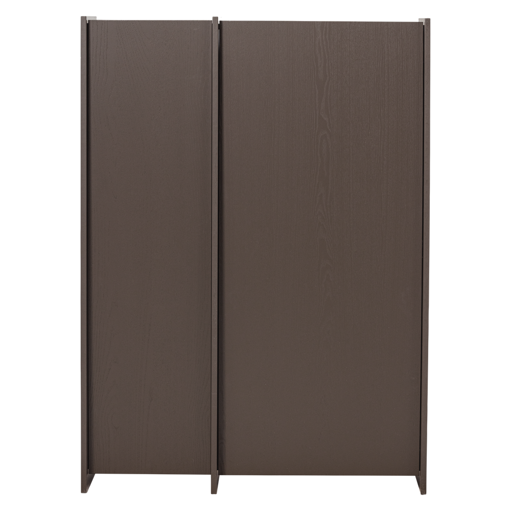 BROCK 2-DEURS KAST ESSEN FINEER MIDDENBRUIN [fsc]