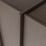 BROCK 2-DEURS KAST ESSEN FINEER MIDDENBRUIN [fsc]