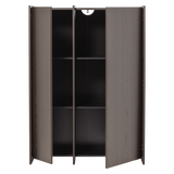 BROCK 2-DEURS KAST ESSEN FINEER MIDDENBRUIN [fsc]