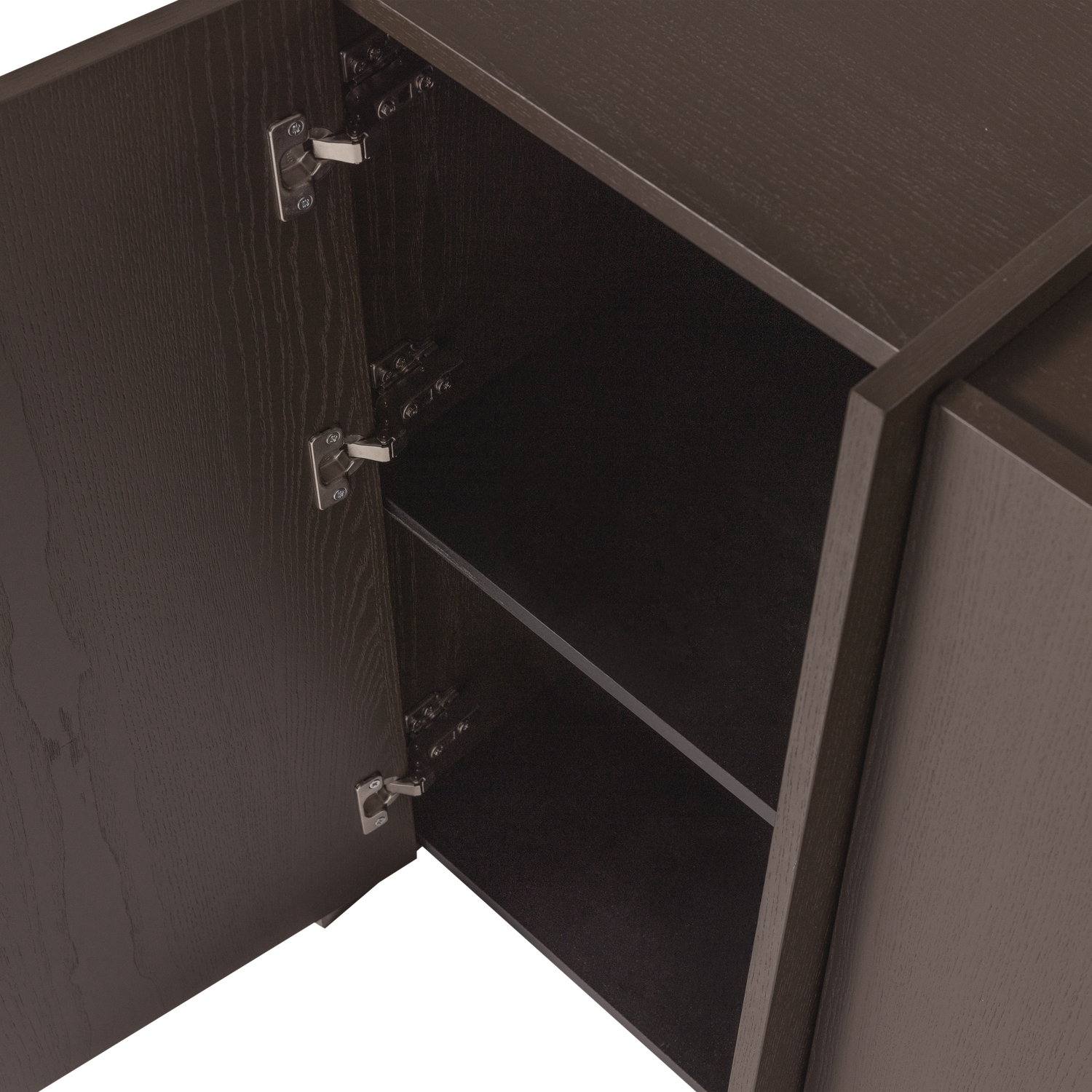 BROCK 2-DEURS KAST ESSEN FINEER MIDDENBRUIN [fsc]