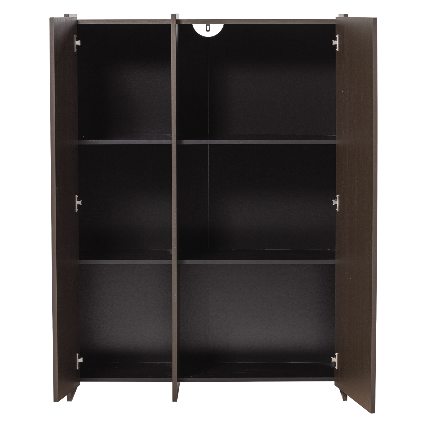 BROCK 2-DEURS KAST ESSEN FINEER MIDDENBRUIN [fsc]