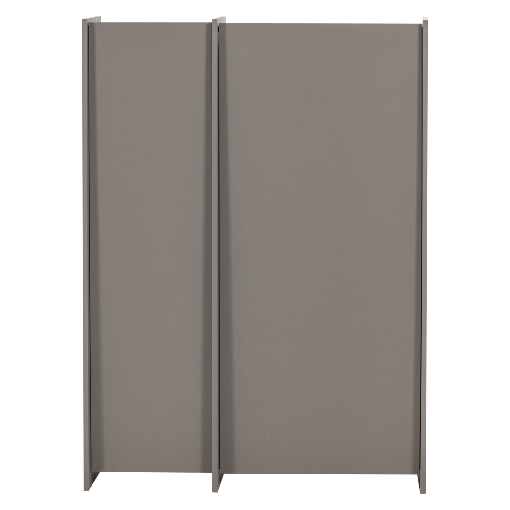 BROCK 2-DEURS KAST ESSEN FINEER WARMGRIJS [fsc]