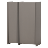 BROCK 2-DEURS KAST ESSEN FINEER WARMGRIJS [fsc]