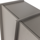 BROCK 2-DEURS KAST ESSEN FINEER WARMGRIJS [fsc]