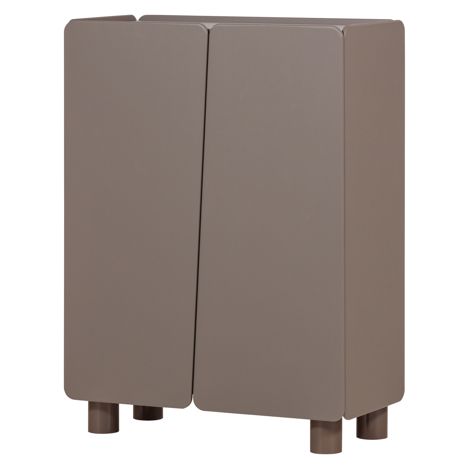 ROOT 2-DEURS KAST GRENEN TRUFFEL BRUIN [fsc]