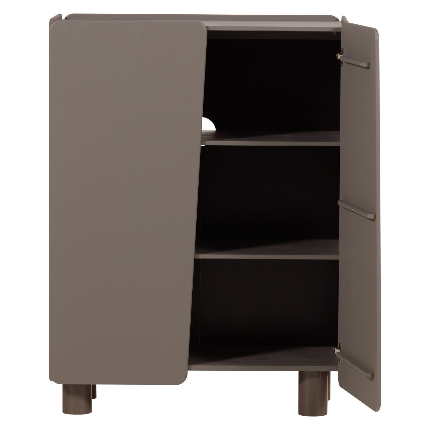 ROOT 2-DEURS KAST GRENEN TRUFFEL BRUIN [fsc]