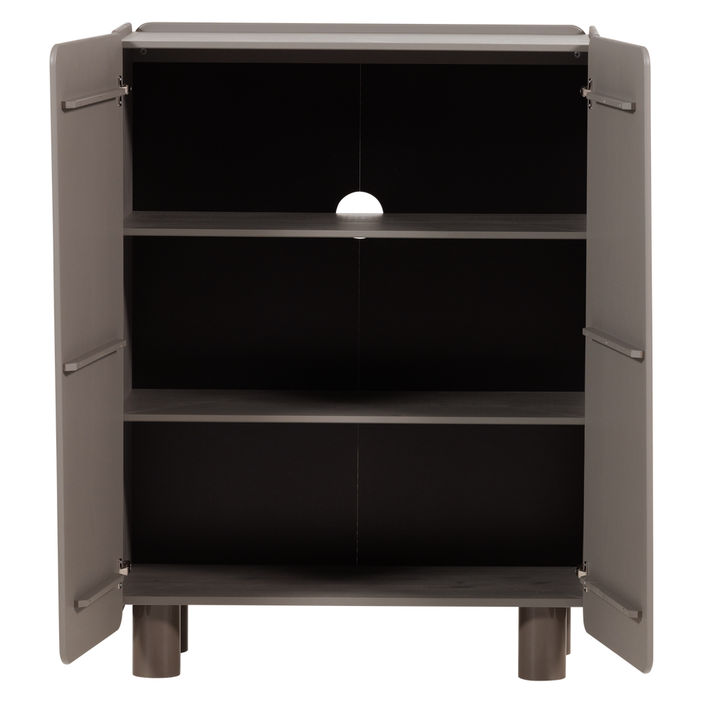 ROOT 2-DEURS KAST GRENEN TRUFFEL BRUIN [fsc]