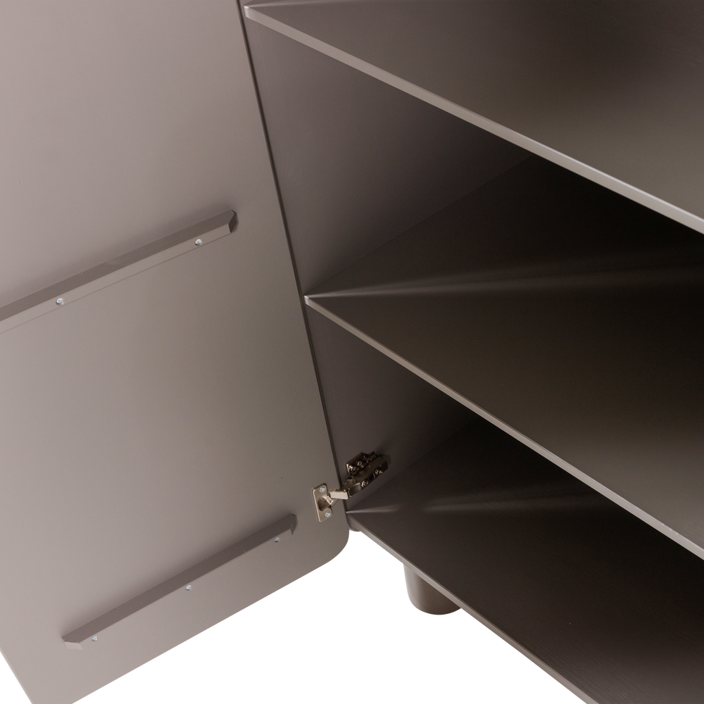 ROOT 2-DEURS KAST GRENEN TRUFFEL BRUIN [fsc]