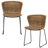 WINGS TUINSTOEL TOUW NATUREL - SET VAN 2