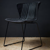 WINGS TUINSTOEL ZWART - SET VAN 2