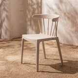 WOOOD - Bliss tuinstoel met spijlen off white