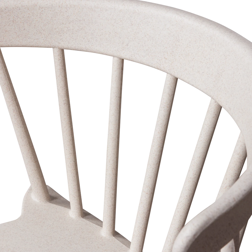 WOOOD - Bliss tuinstoel met spijlen off white