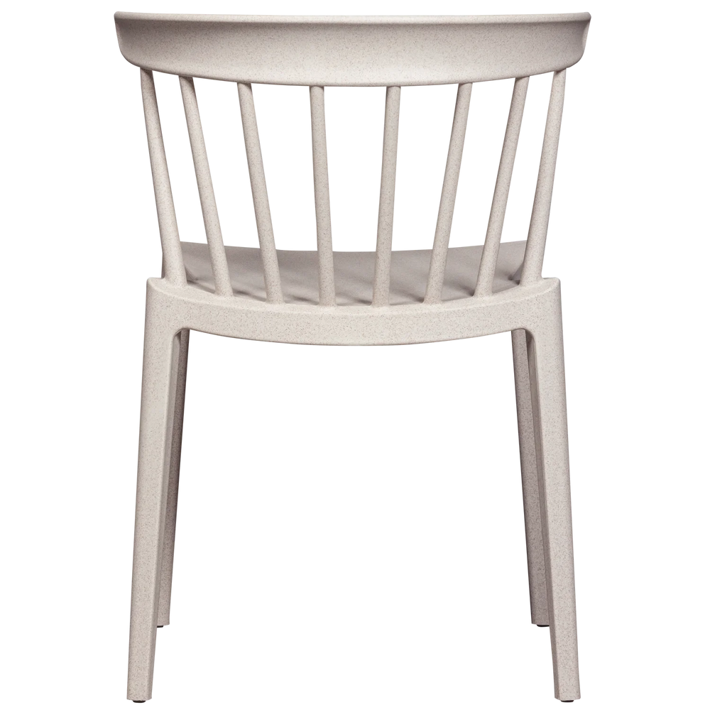 WOOOD - Bliss tuinstoel met spijlen off white