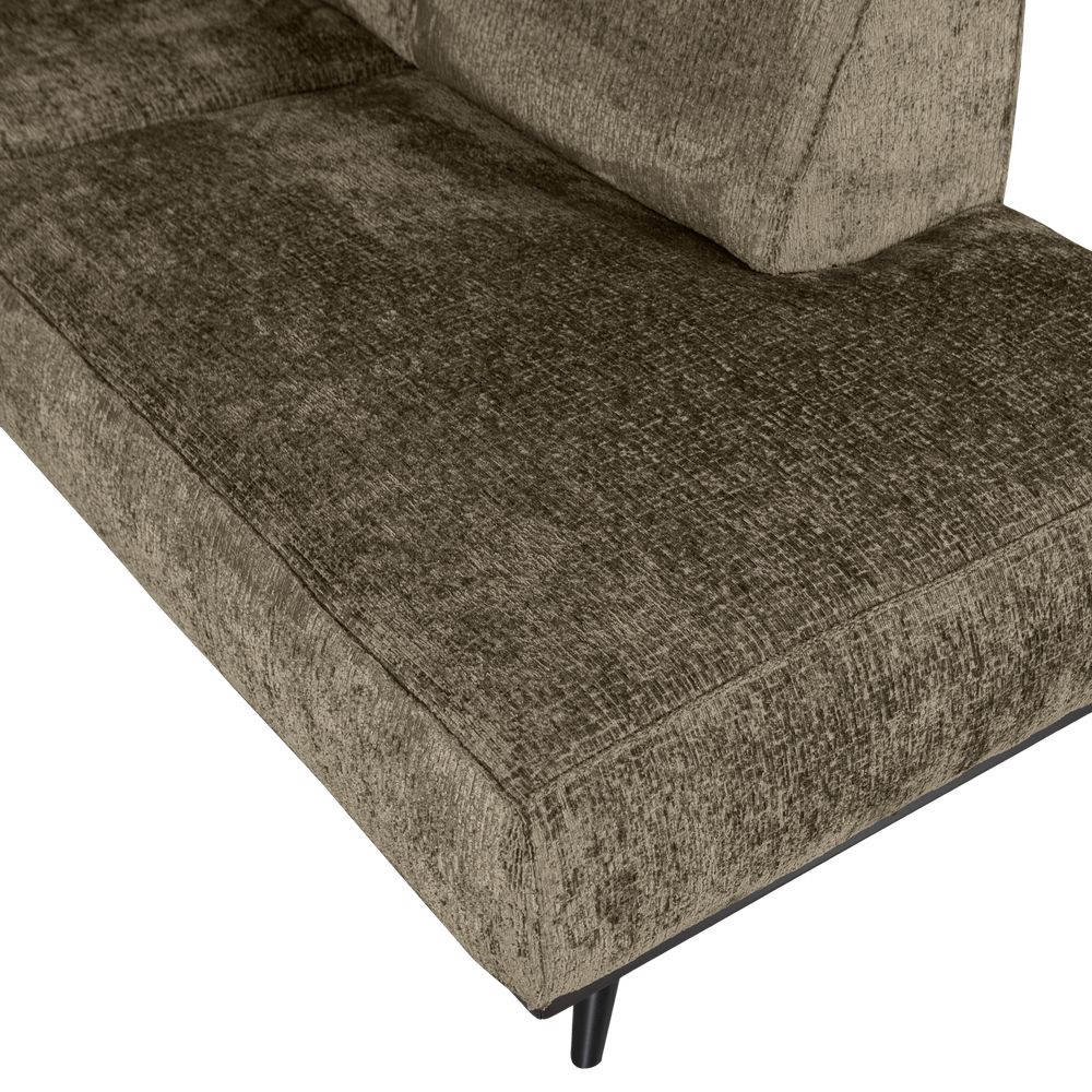 STATEMENT HOEKBANK RECHTS STRUCTURE VELVET BONSAI