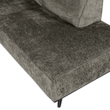 STATEMENT HOEKBANK RECHTS STRUCTURE VELVET FROST