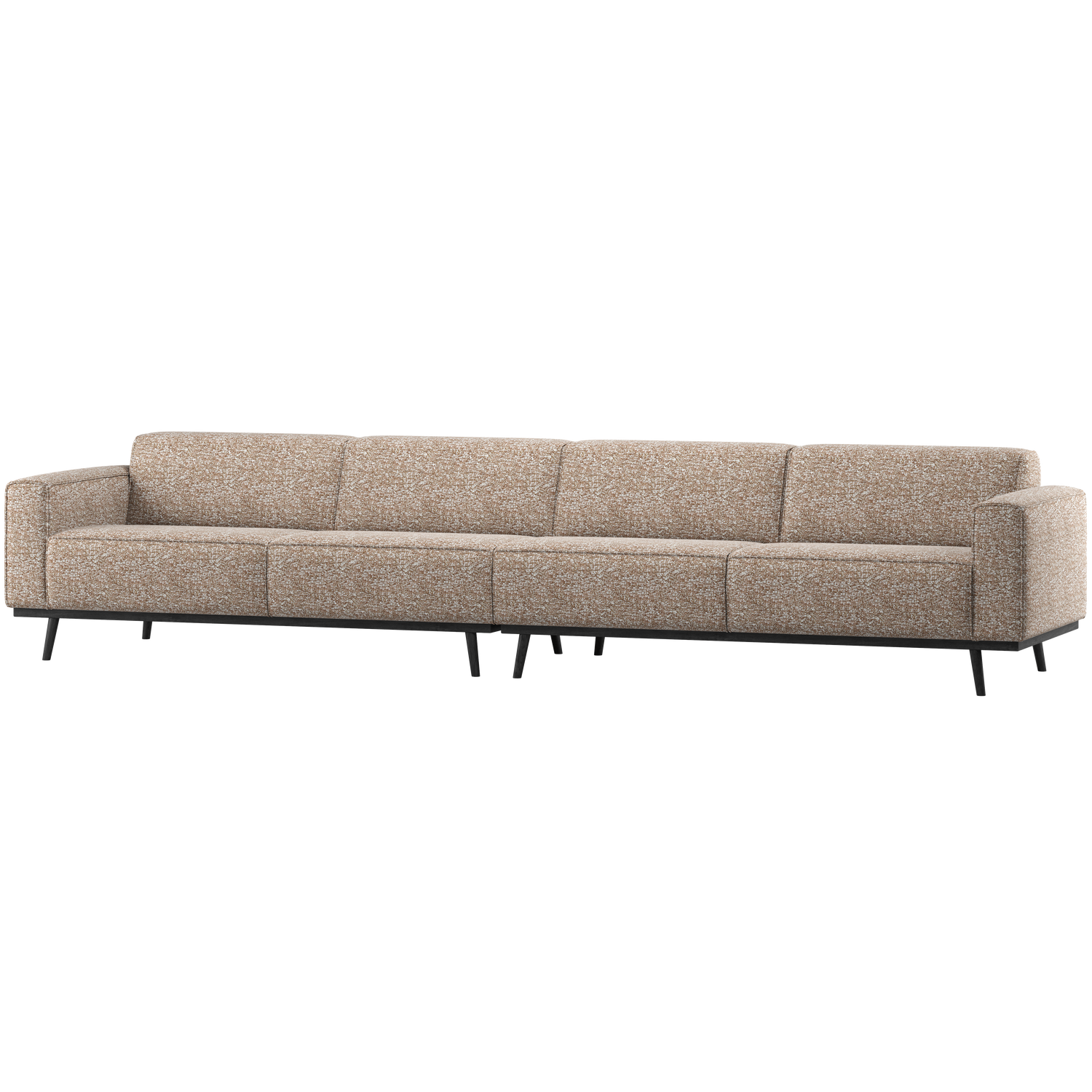 STATEMENT XL 4-ZITS BANK 372 CM LICHTBRUIN MELANGE