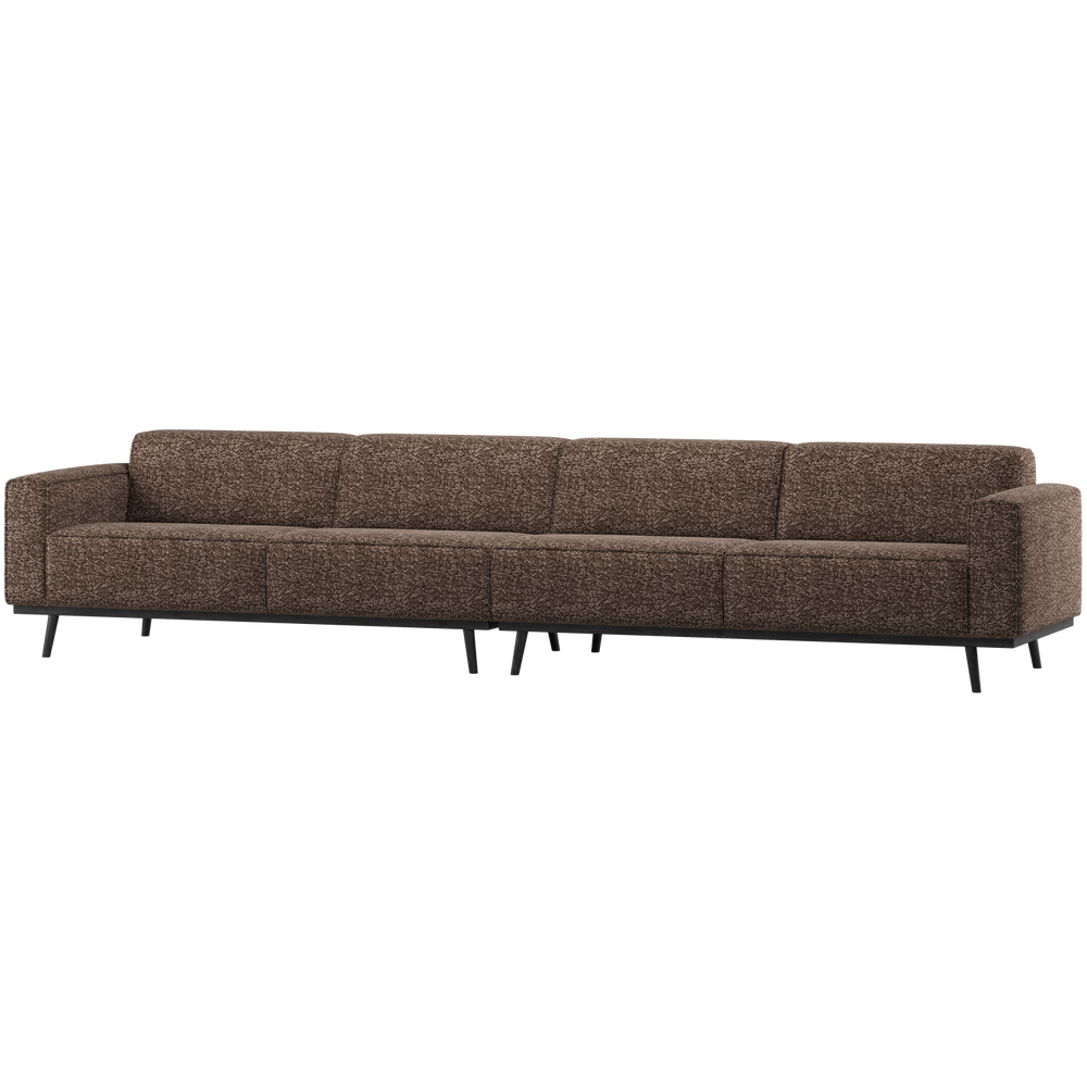STATEMENT XL 4-ZITS BANK 372 CM BRUIN MELANGE