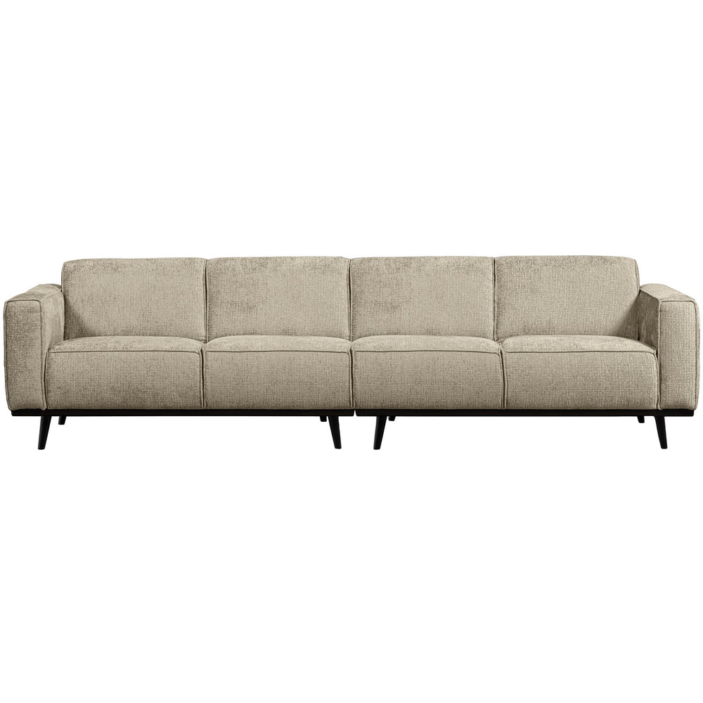 STATEMENT 4-ZITS BANK 280 CM STRUCTURE VELVET WHEATFIELD