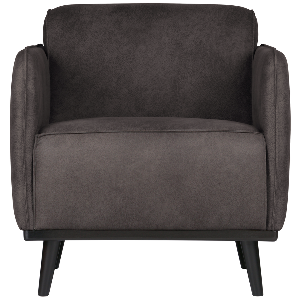 STATEMENT FAUTEUIL MET ARM ECOLEER DONKERGRIJS