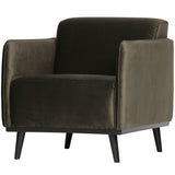 STATEMENT FAUTEUIL MET ARM VELVET WARM GROEN