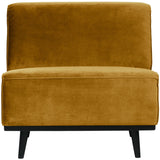 STATEMENT 1-ZITS ELEMENT VELVET HONINGGEEL