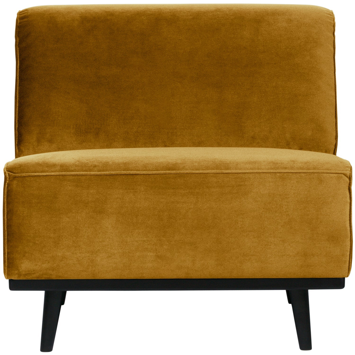 STATEMENT 1-ZITS ELEMENT VELVET HONINGGEEL