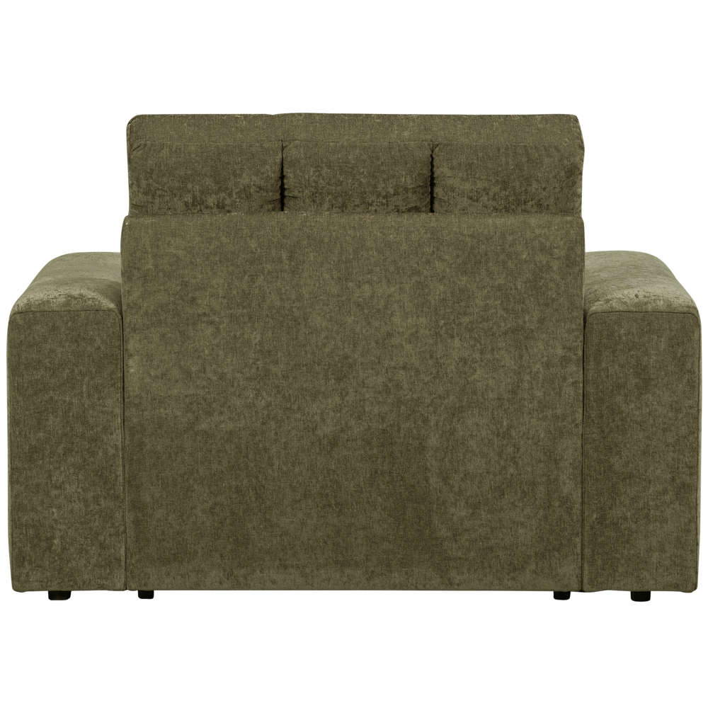 SECOND DATE FAUTEUIL VELVET GROEN