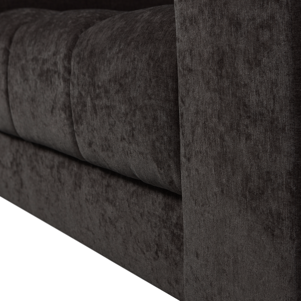 SECOND DATE 3-ZITS BANK VELVET ANTRACIET