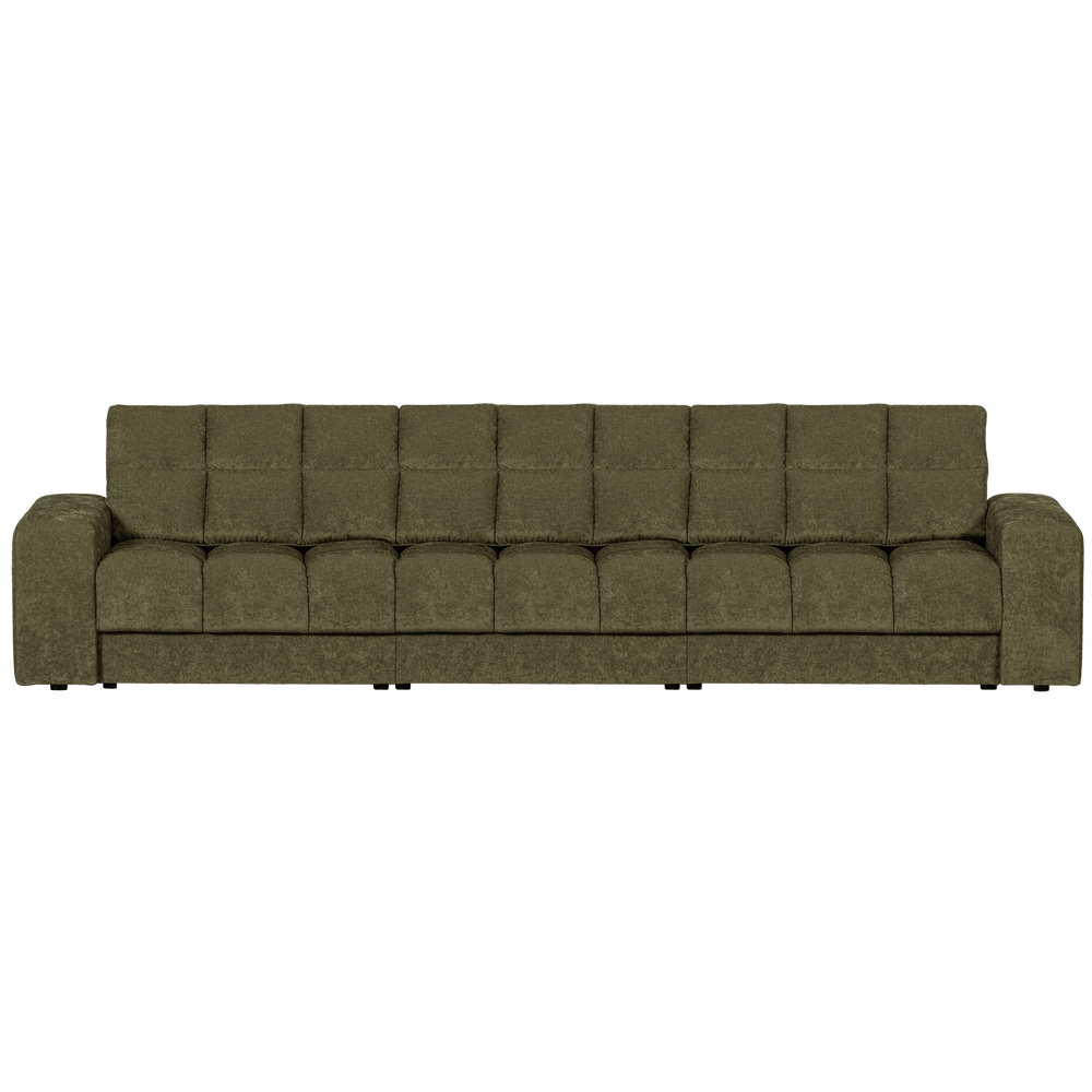 SECOND DATE 3-ZITS BANK VELVET GROEN