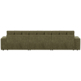 SECOND DATE 3-ZITS BANK VELVET GROEN