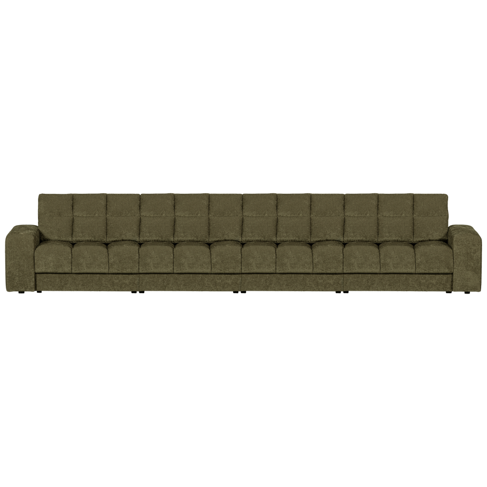 SECOND DATE 4-ZITS BANK VELVET GROEN