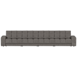 SECOND DATE 4-ZITS BANK VELVET GRIJS