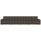 SECOND DATE 4-ZITS BANK VELVET WARMGRIJS